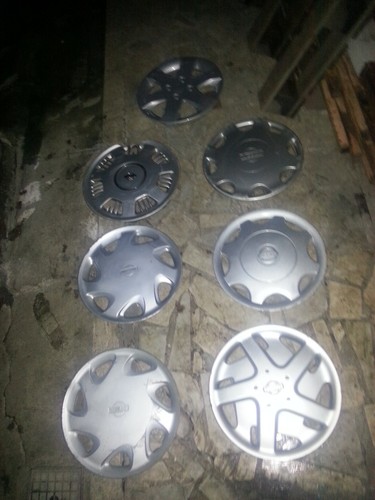 1x stud wheel covers rim cups wheel covers Nissan 13" 14" micron - Picture 4 of 6
