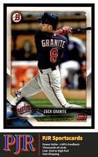 2018 Bowman #9 Zack Granite Minnesota Twins  BUY 4 - 35% OFF