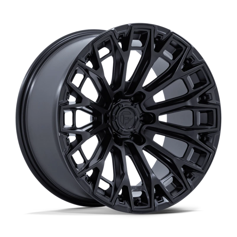 4 llantas negras de 20 pulgadas GMC Sierra 2500 3500 camión 8x180 20x9 Fuel Trax Foto 2 de 4