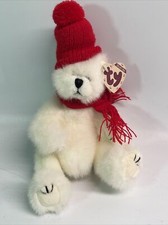 TY BEANIE BABIES 1993 - PEPPERMINT the Polar Bear – RETIRED - P.V.C. Pellets U