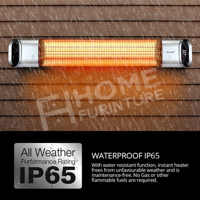Maxkon Infrared Heater Indoor Outdoor Bar 2000W Carbon Fibre Wall Strip  Heater | eBay