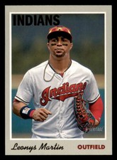 2019 Topps Heritage #27 Leonys Martin Cleveland Indians