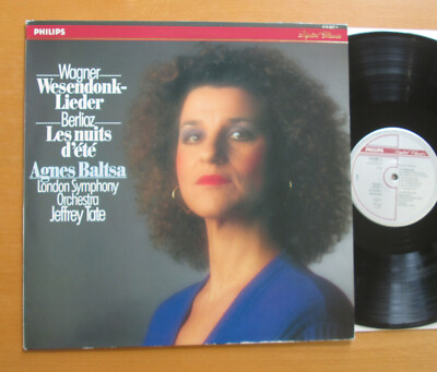 Philips 416 807-1 Wagner Wesendonk Berlioz Le Nuits Agnes Baltsa Tate NM/EX