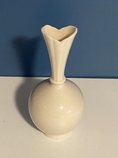 Lenox Special Vase Vintage Bulbous Bud Cream Art Deco 8” Made In USA