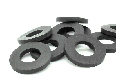 ALLTRADE SUPPLY INC 1" x 2" x 1/4" Rubber Flat Washers- Sealing Gaskets - Auto |Marine| Industrial