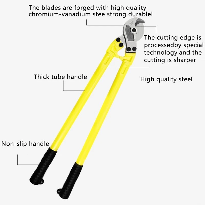 18in—42in Heavy Duty Hardened Cable Cutter Wire Rope Cable Cutter Us inventory - Image 3 of 4