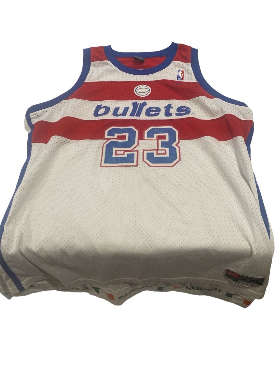 Preowned As-Is Nike Vintage NBA Washington Bullets #23 Michael