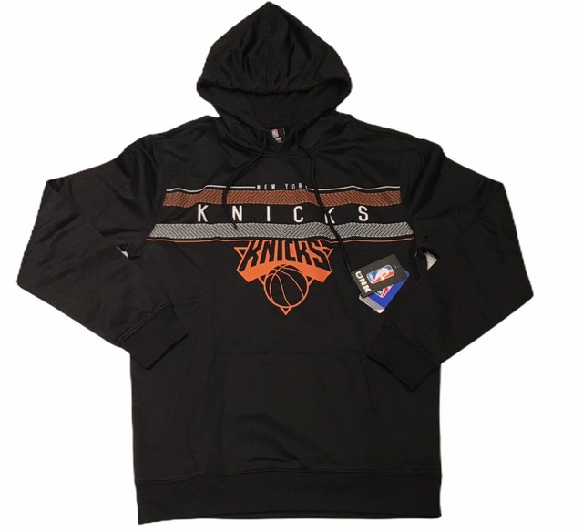 NBA UNK Brand New York Knicks Logo Men's Hooded Sweater Medium Hoodie Black | eBay