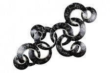 KunstLoft® Wanddeko Metall 'Verschlungen' | Wandskulptur 127x74x7cm