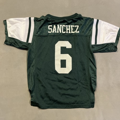 Reebok On Field - NY JETS - Mark Sanchez - #6 - Jersey - Toddler Large - Size 7 - Picture 4 of 4