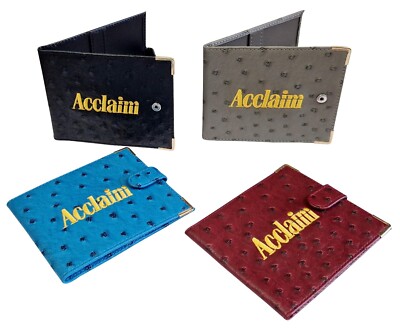 Acclaim Klappbare Bowling Geldbörse Stil Scorecard Halter leicht gepolstert Synthetik