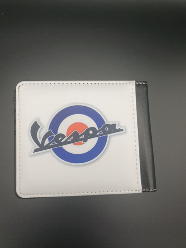 Vespa Target Alta Calidad Delgada Cuero PU Billetera Scooter Skinhead Ska Envío y devolución GRATIS - Imagen 2 de 3
