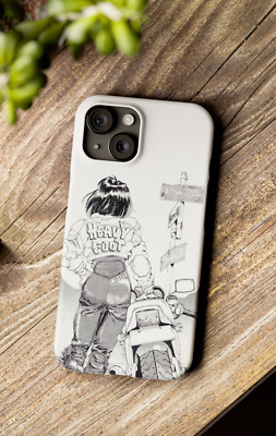 Cool Anime Themed Biker Women Printed Slim Phone Case