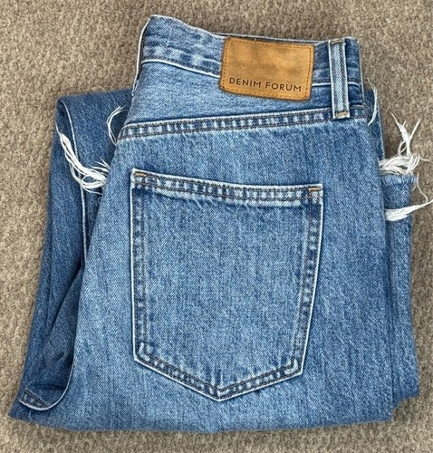 Denim Forum The Farrah High Rise Wide Leg Women Jeans Size 26x28L (27x27) - Picture 12 of 12