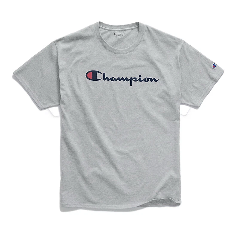 Champion Men's Jersey T-Shirt Classic Fit with Script Logo