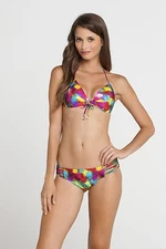 LULI FAMA PLAYA CARAMELO STRING SIDE BIKINI SWIM BOTTOMS MULIT SMALL NEW $82