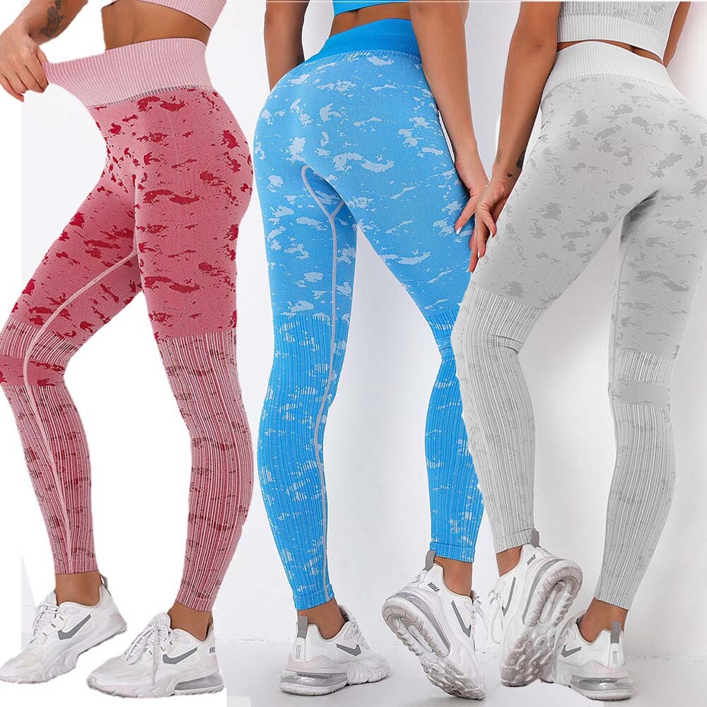 Womens Tie Dye Workout Leggings