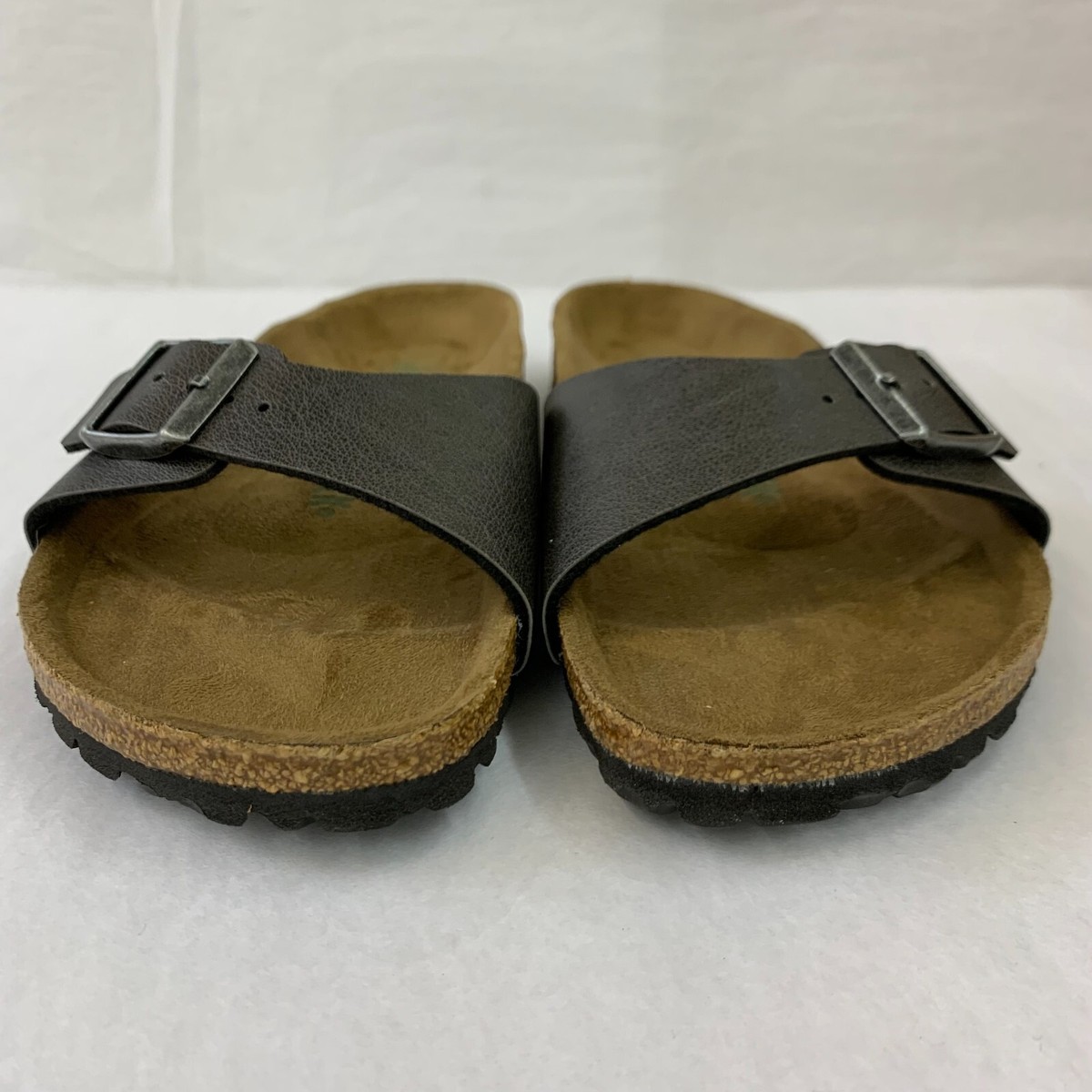 New Birkenstock Men Madrid Birko-Flor Sandal Pull Up Stone Size 13 Madrid | Birko-Flor | Black – Birkenstock Midtown main image 4