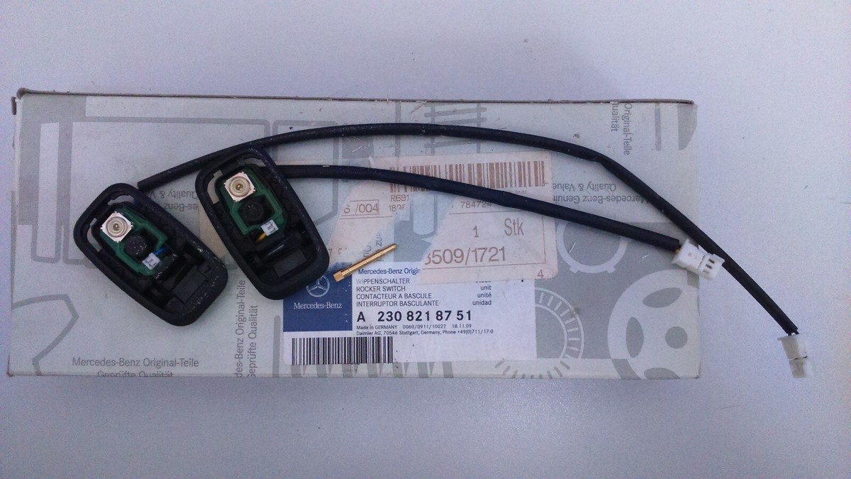 Wippschalter Lenkrad li re Ori Mercedes SL R230 211 203 209 219  