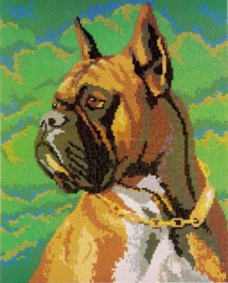 Mini Stecksystem Boxer (Hund) ca. 9.500 Teile mit XXL-Steckvorlage Nr. 41258