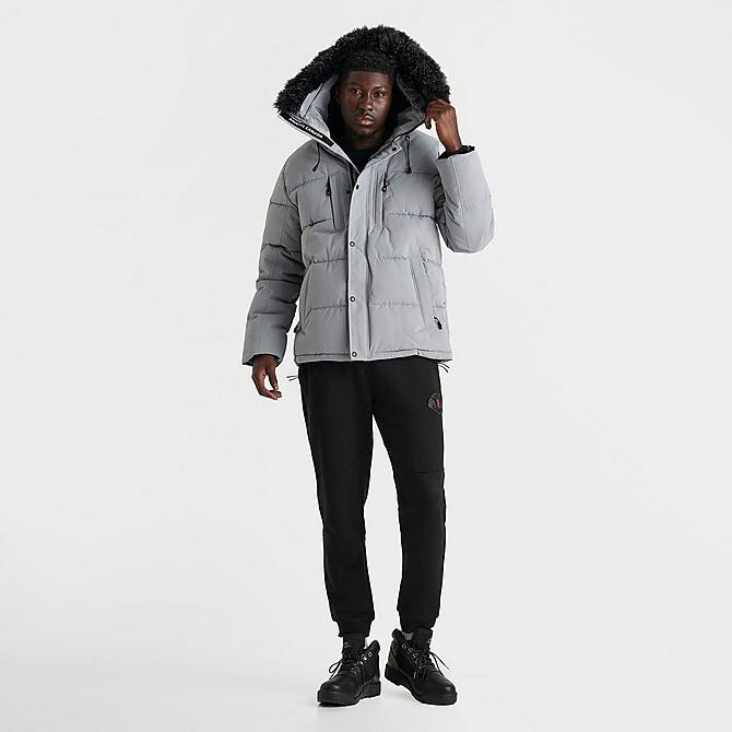 Zavetti Canada Oshawa 2.0 Mens Puffer Parka Jacket 4075445 010