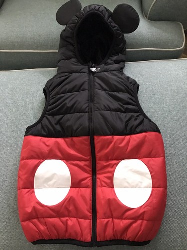 Childs Disney Mickey Mouse Puffer Vest 