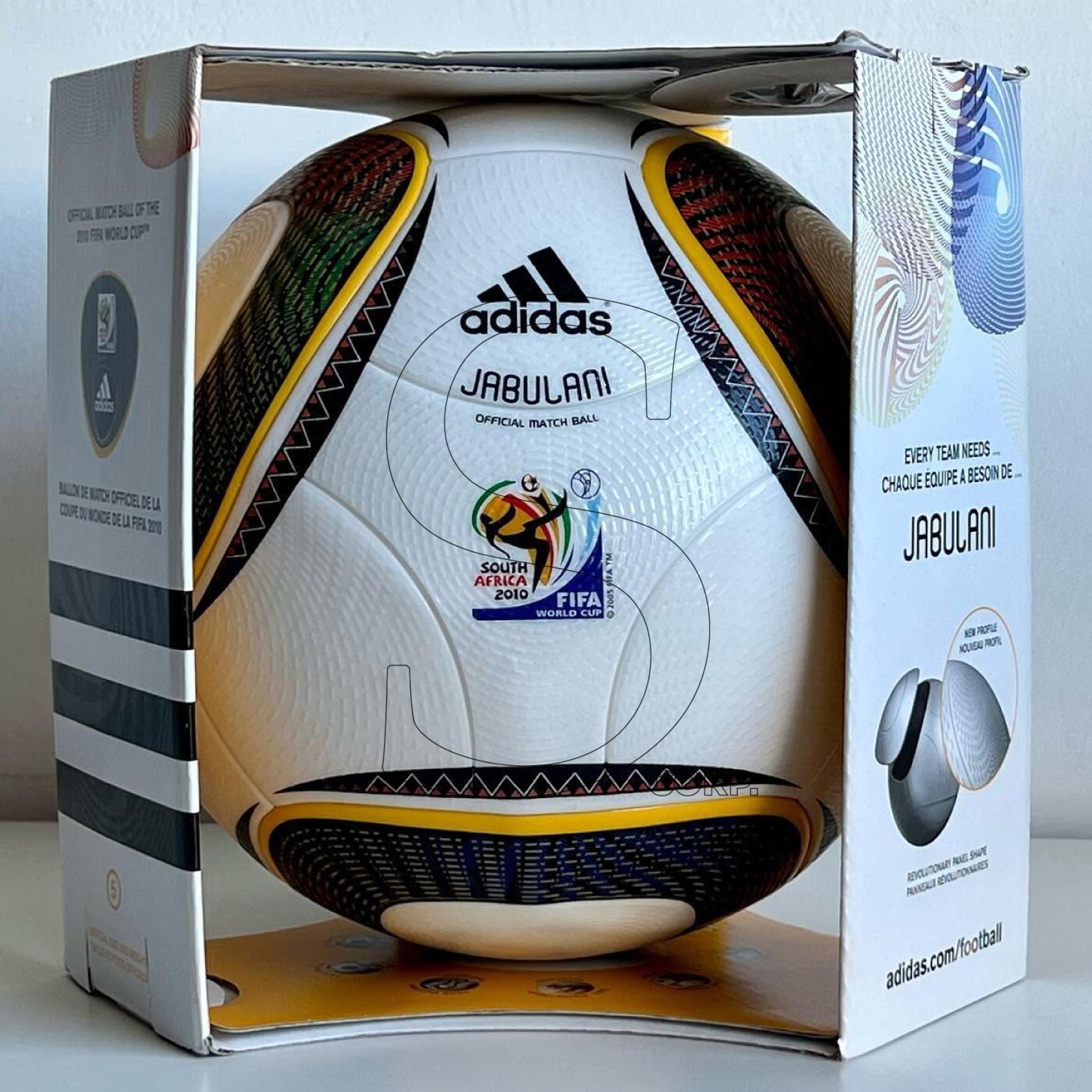 Jabulani Official Match Soccer Ball 2010 Size 5 Thermal Bonded