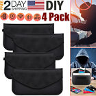 4 Pack Faraday Bag Cell Phone Wallet Blocker Radiation Signal Shielding Case New