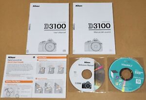  Nikon  D3100  Instruction Owners Manual  D3100  Book Quick 