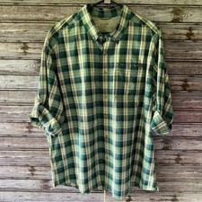 Eddie Bauer Men's Classic Fit Button-Down Shirt Size XL Logo Tab Sleeves NWOT