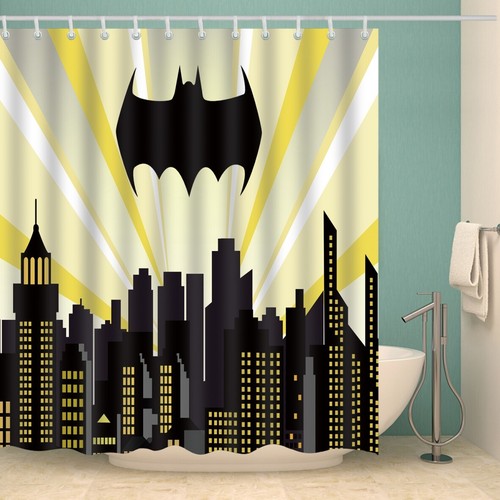 Bathroom Waterproof Shower Curtain Long Wide PEVA Curtains Mould Proof 12 Rings - Picture 10 of 36