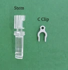 Blind Parts Vertical Blind Carrier Clip/Hook/Stem w/ Gear- No Carrier