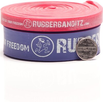 Rubberbanditz 41 inch Continuous Loop Pull Up Assistance/Crossfit Band Set