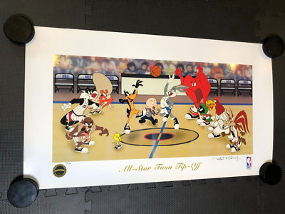 Signed SirioLithograph ALL-STAR TOON TIP OFF - Unframed