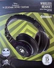 DISNEY Nightmare Before Christmas Bluetooth Wireless Headset Noise Canceling NIB