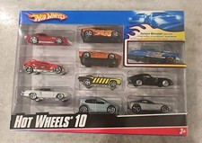 Hot Wheels 10 - 10 Pack of Cars-w/exclusive car- New Condition