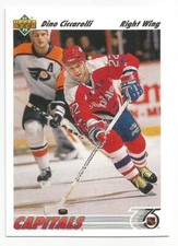 DINO CICCAELLI 1991-91 UPPER DECK CARD NM-MT+/NM-MT CONDITION