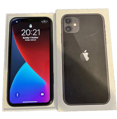Apple iPhone 11 - 64GB - Schwarz (Entsperrt) A2221 (CDMA + GSM)