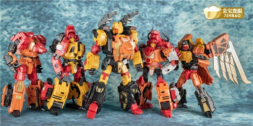 Transformation Oversized Devastator Bruticus JINBAO 6in1 Predaking 5in1 - Bild 19 von 20