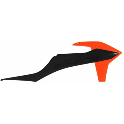 RACETECH Kühlerabdeckungen Schwarz/Orange für: KTM SX radiator covers black/oran