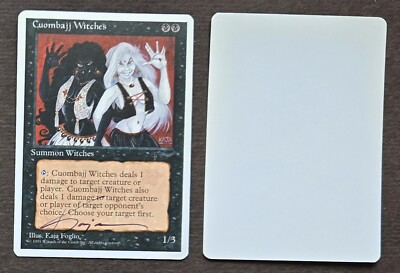 SIGNED MtG Magic Kaja Foglio Artist Proof _ Chronicles _ Cuombajj Witches _1/100