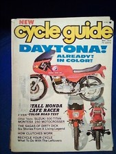 Cycle Guide Magazine May 1974 Dunstall Honda CB750