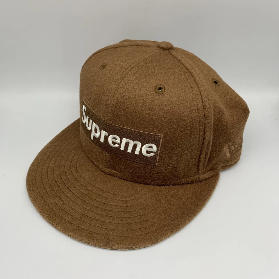 Supreme x Loro Piana 7 1/4 59Fifty New Era Sombrero Ajustado Gorra Tela Hecho en Italia Foto 2 de 4