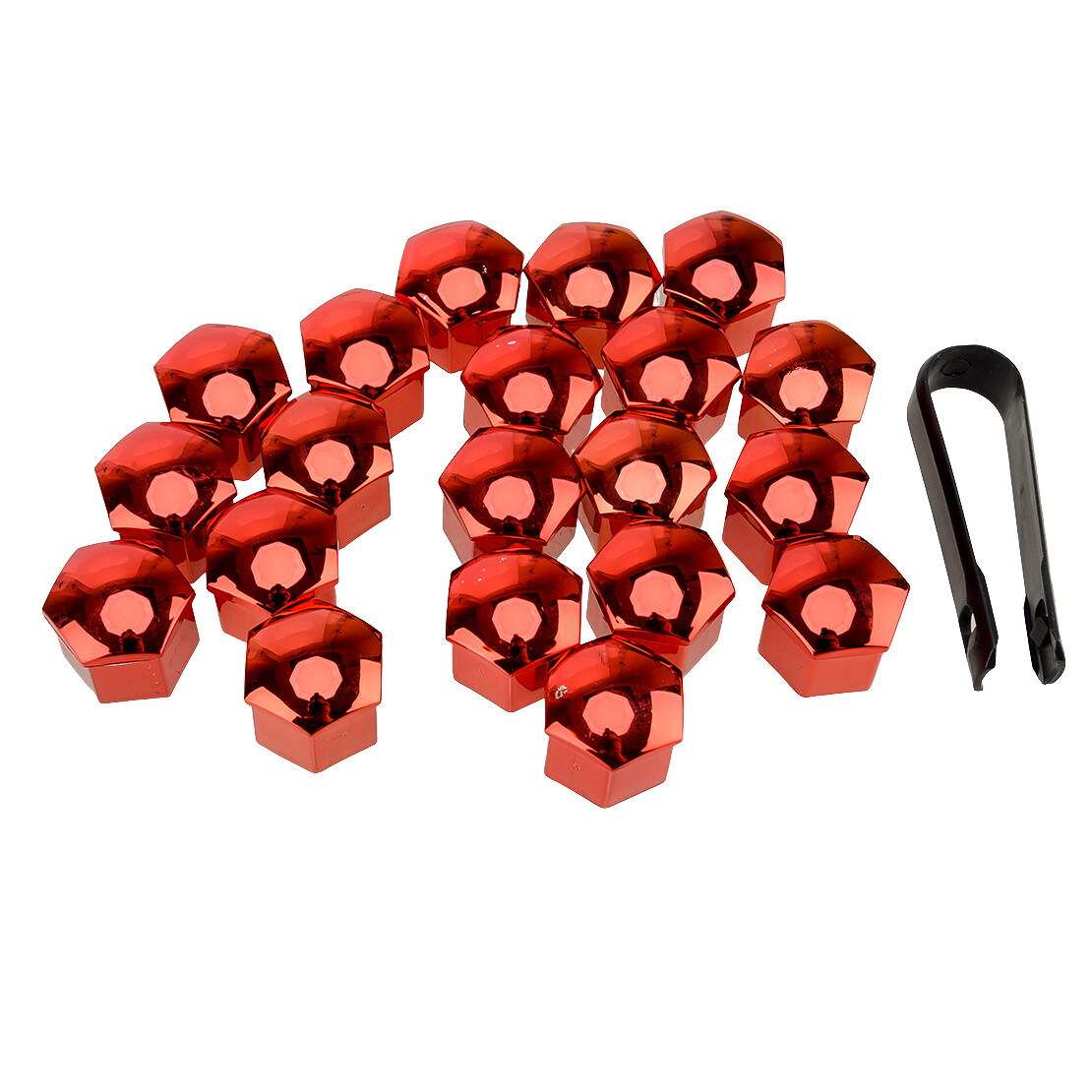 20pcs 21mm Red Car Wheel Nut Covers / Lug Nut Covers & Tool eBay