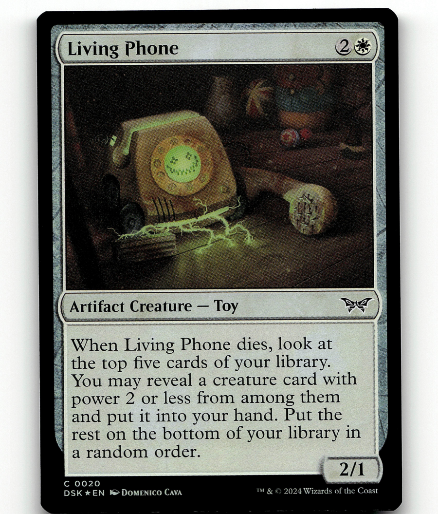 FOIL - MTG Living Phone #20 - Duskmourn: House of Horror FOIL - MTG Living Phone #20 - Duskmourn: House of Horror