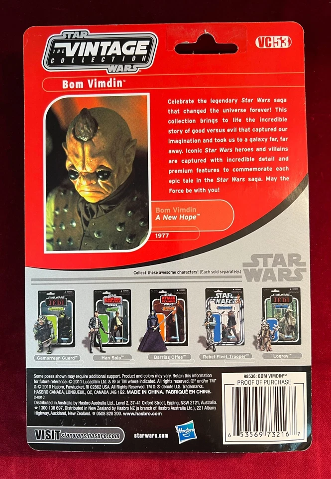Star Wars Vintage Collection VC 53 Bom Vimdin (Cantina Patron) 3.75" figure - Image 2 of 2