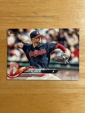 2018 Topps Series 2 #393 Corey Kluber Cleveland Indians Guardians ⚾️