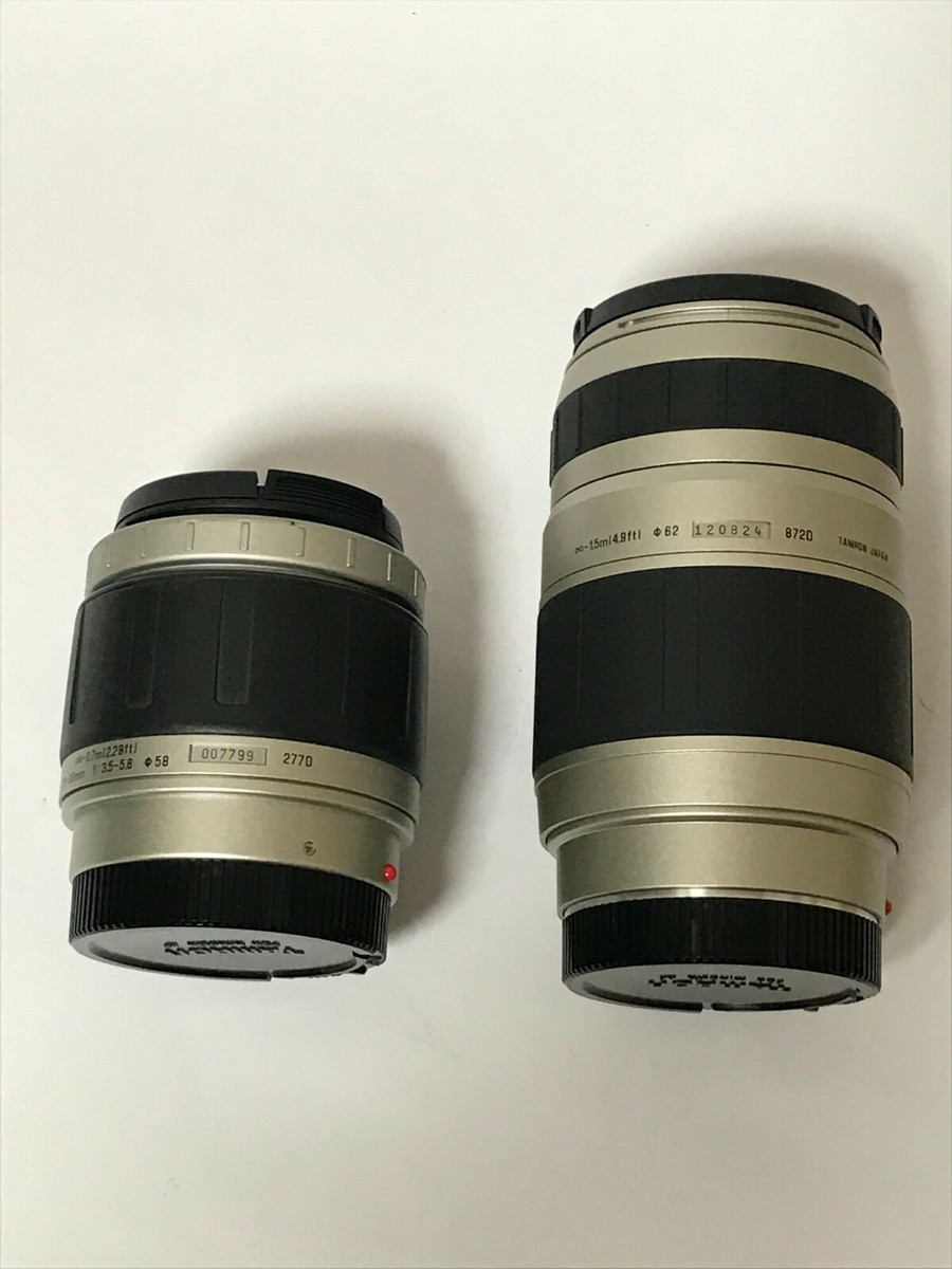 Top Mint] TAMRON 28-80mm f3.5-5.6 & 75-300mm f4.5-5.6LD AF LENSES