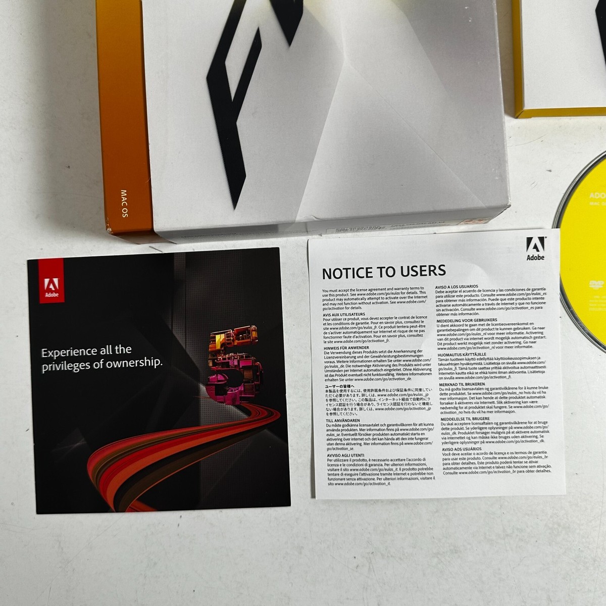 Adobe Fireworks CS5 Graphics & Editing DVD MAC OS Video and