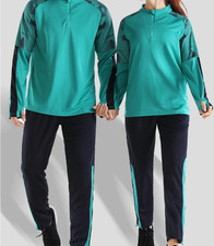 Women Men Football training uniform Long Sleeve Soccer sportswear set tracksuits